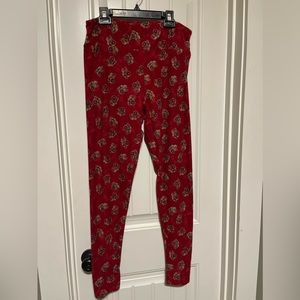 LuLaRoe Multicolor Photographer Camera Tall And Curvy Leggings Buttery Soft